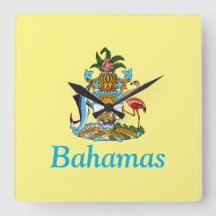 Bahamas mit Wappen (Karibisches Paradies)