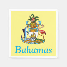 Bahamas mit Wappen (Karibisches Paradies)