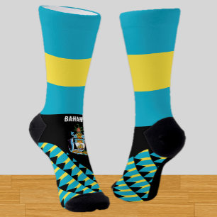 Bahamas, Mode, Bahamas-Flagge, patriotisch Socken