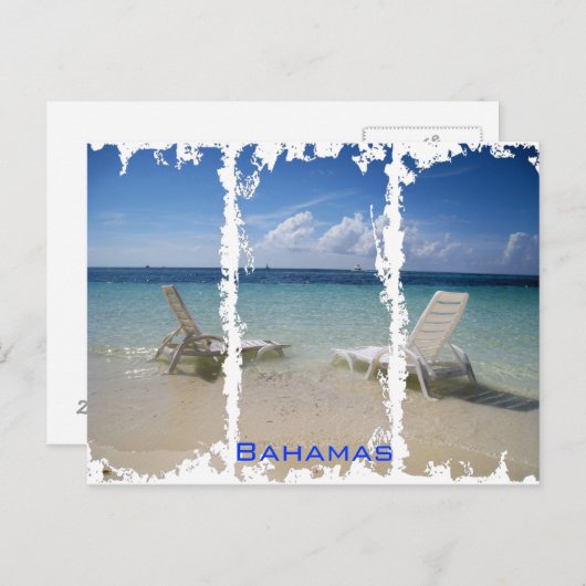 Bahamas Not leidende Postkarte (Vorne/Hinten)