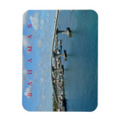 Bahamas Paradise Island Bridge Blick Kühlschrankma Magnet (Vertikal)