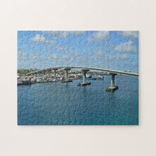 Bahamas Paradise Island Bridge View Puzzle
