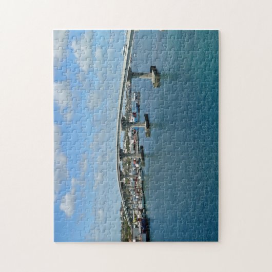 Bahamas Paradise Island Bridge View Puzzle (Vertikal)