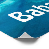 Bahamas Poster (Ecke)