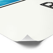 Bahamas-Poster, Hütte am tropischen Strand Poster (Ecke)