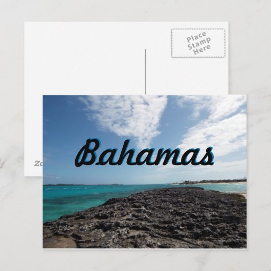 Bahamas Postkarte (Vorne/Hinten)