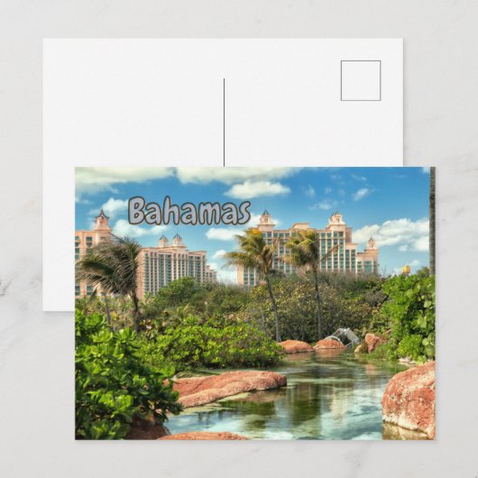 Bahamas Postkarte (Vorne/Hinten)
