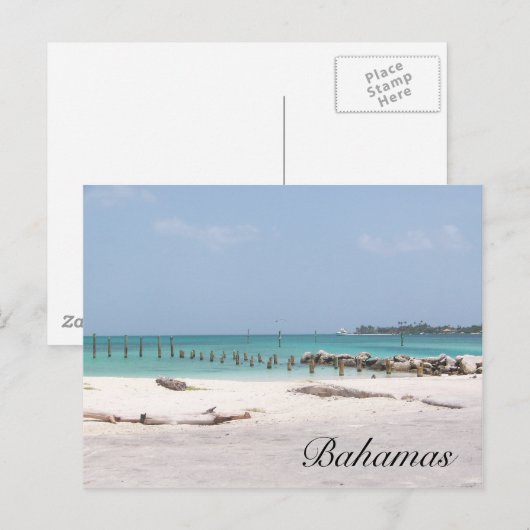Bahamas Postkarte (Vorne/Hinten)