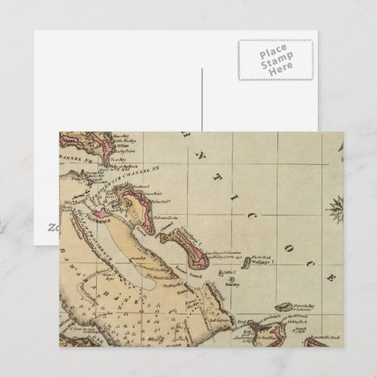 Bahamas Postkarte (Vorne/Hinten)