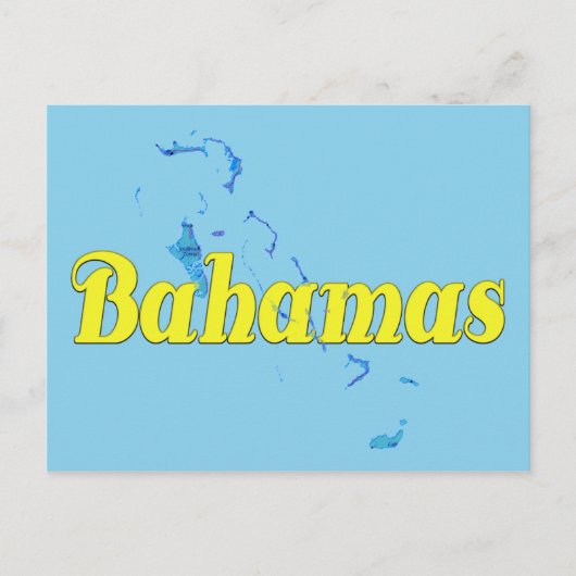 Bahamas Postkarte (Vorderseite)