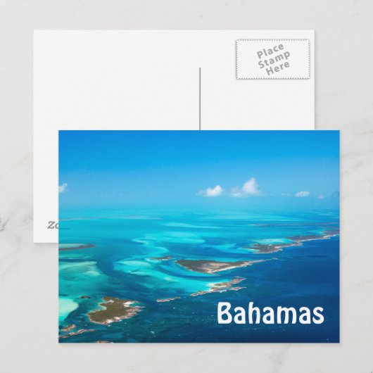 Bahamas Postkarte (Vorne/Hinten)