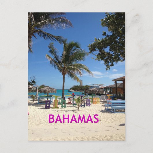 Bahamas Postkarte (Vorderseite)