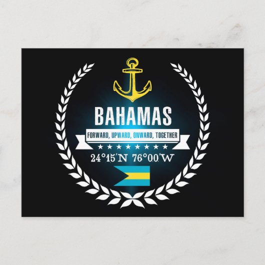 Bahamas Postkarte (Vorderseite)