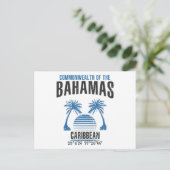 Bahamas Postkarte (Stehend Vorderseite)