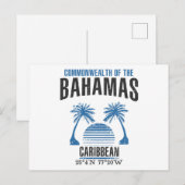 Bahamas Postkarte (Vorne/Hinten)