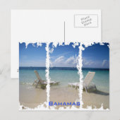 Bahamas Postkarte mit Distressed-Effekt (Vorne/Hinten)
