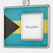 Bahamas Rahmen-Ornament Silber (Links)