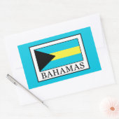 Bahamas Rechteckiger Aufkleber (Umschlag)