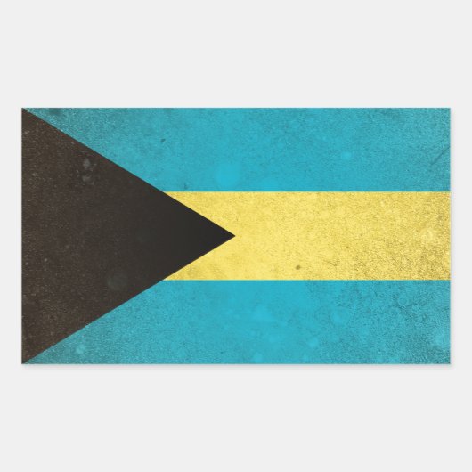Bahamas Rechteckiger Aufkleber (Vorderseite)