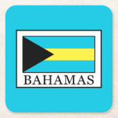 Bahamas Rechteckiger Pappuntersetzer (Vorderseite)