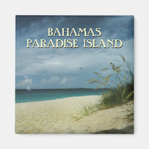 Bahamas-Reise-Andenken-Foto-Magnet Magnet