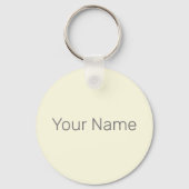 Bahamas Retro-Karibikinsel Flamingo Vintag Schlüsselanhänger (Rückseite)