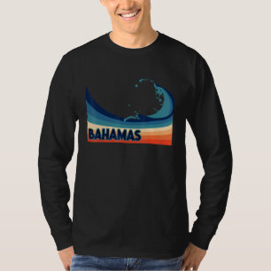 Bahamas Retro Surf Segeln & Angeln Urlaub T-Shirt