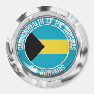 Bahamas Round Emblem Magnet