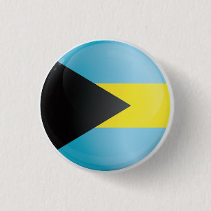 Bahamas Round-Icon-Flagge Button