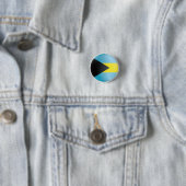 Bahamas Round-Icon-Flagge Button (Beispiel)
