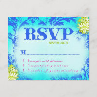 BAHAMAS RSVP 2-liniges Papier