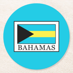 Bahamas Runder Pappuntersetzer