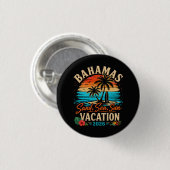 Bahamas Sand Meer Sonn Urlaub 2026 Button (Vorne & Hinten)