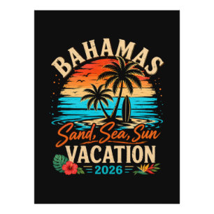 Bahamas Sand Meer Sonn Urlaub 2026 Fotodruck