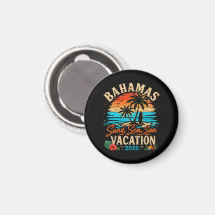 Bahamas Sand Meer Sonn Urlaub 2026 Magnet