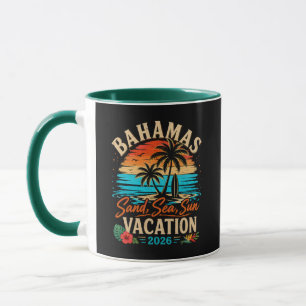 Bahamas Sand Meer Sonn Urlaub 2026 Tasse