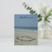 Bahamas Sandburg Postkarte (Stehend Vorderseite)