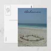 Bahamas Sandburg Postkarte (Vorne/Hinten)