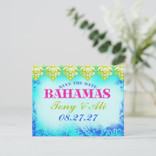 BAHAMAS SAVE THE DATE 2 (Stehend Vorderseite)