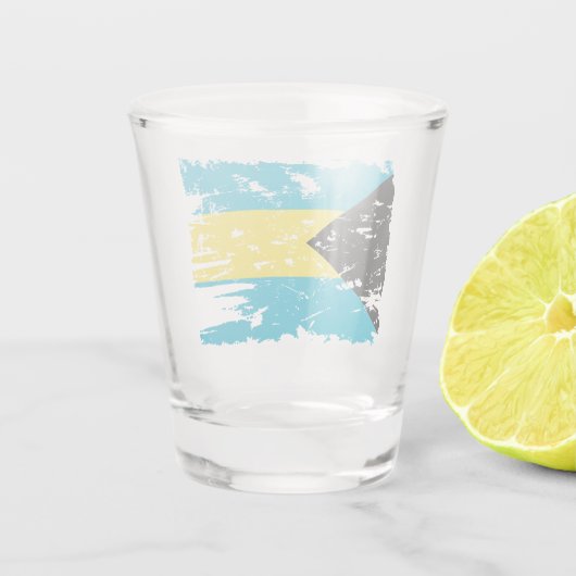 Bahamas Schnapsglas (Rückseite)