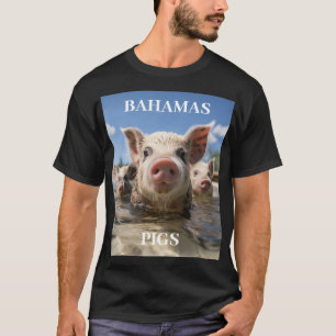Bahamas Schwimmen Schweine - Exuma Pig Beach Adven T-Shirt