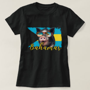 Bahamas Schwimmen Schweine - Exuma Pig Beach Adven T-Shirt