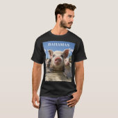 Bahamas Schwimmen Schweine - Exuma Pig Beach Adven T-Shirt (Vorne ganz)