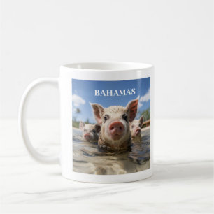 Bahamas Schwimmende Schweine - Exuma Schweine Stra Kaffeetasse