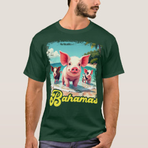 Bahamas Schwimmende Schweine - Exuma Schweine Stra T-Shirt