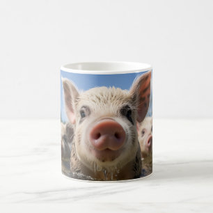 Bahamas Schwimmende Schweine Exuma Strand Premium Kaffeetasse