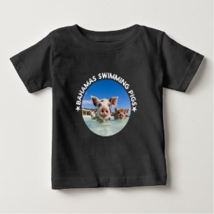 Bahamas Schwimmschweine Exuma Baby T-shirt