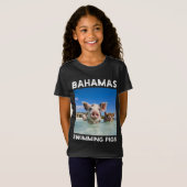 Bahamas Schwimmschweine Exuma T-Shirt (Vorne ganz)