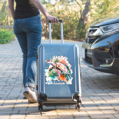 Bahamas Seat Turtle Bahamian Flag Beach Great Shar Aufkleber (Koffer Insitu)