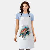 Bahamas Seat Turtle Bahamian Flag Beach Great Shar Schürze (Getragen)